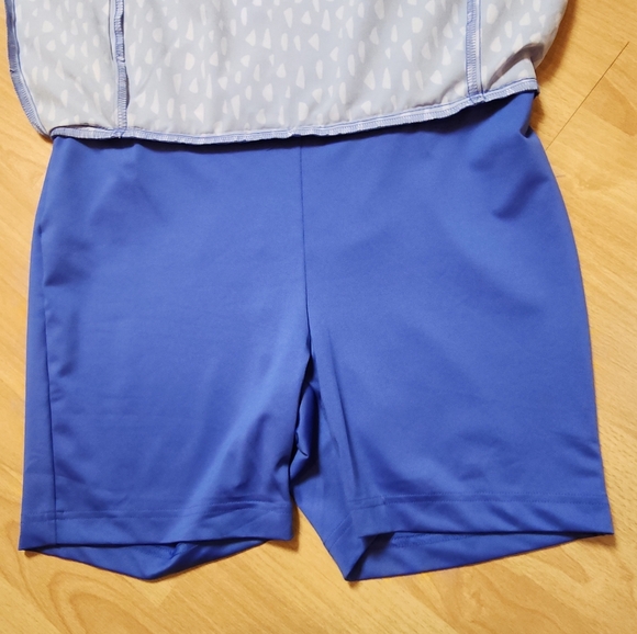 NWT Chico's Zenergy UPF Neema Pebble 3-Pocket Blue Pullon Skort Size 4 Small - Picture 11 of 16